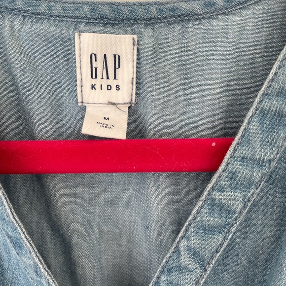 Blue chambray jumpsuit - Picture 3 of 3